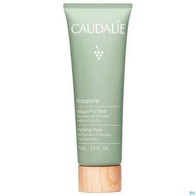 Sie sehen eine Packung Caudalie Vinopure Klaerende Maske 75ml, Produktbild: 01 Caudalie Vinopure Klaerende Maske 75ml, A-Nr.: 4750011 - 01