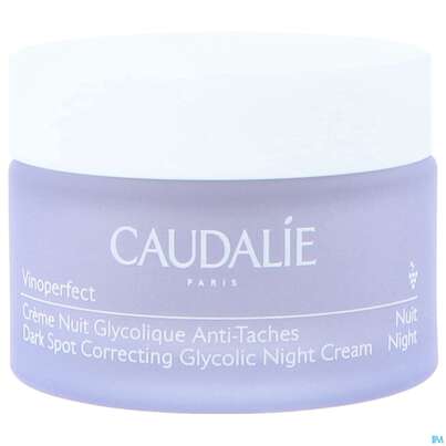 Sie sehen eine Packung Caudalie Vinopferfect Glykol-nachtcreme Anti-pigmentflecken 50ml, Produktbild: 07 Caudalie Vinopferfect Glykol-nachtcreme Anti-pigmentflecken 50ml, A-Nr.: 5246740 - 07