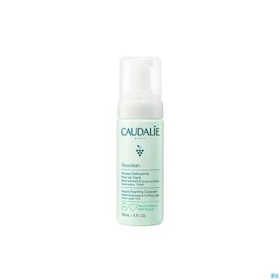 Sie sehen eine Packung Caudalie Vinoclean Reinigungsschaum 150ml, Produktbild: 04 Caudalie Vinoclean Reinigungsschaum 150ml, A-Nr.: 5413758 - 04