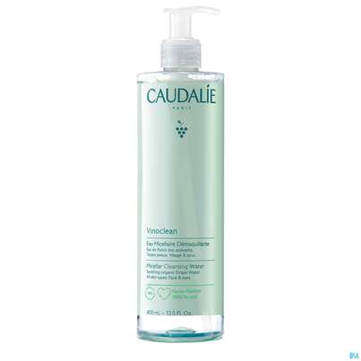 Sie sehen eine Packung Caudalie Vinoclean Reinigungswasser Mizellar 400ml, Produktbild: 01 Caudalie Vinoclean Reinigungswasser Mizellar 400ml, A-Nr.: 5413729 - 01