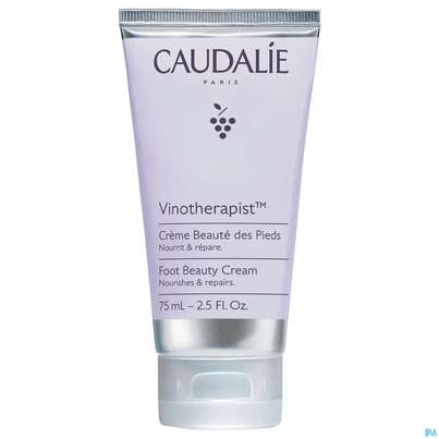 Sie sehen eine Packung Fuss Caudalie Vinotherapist Pflegecreme 75ml, Produktbild: 01 Fuss Caudalie Vinotherapist Pflegecreme 75ml, A-Nr.: 5609214 - 01
