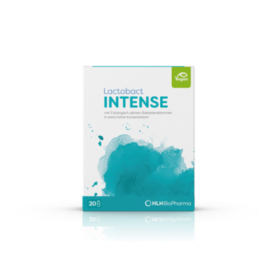 Sie sehen eine Packung Lactobact INTENSE, Produktbild: 01 Lactobact INTENSE, A-Nr.: 5833443 - 01