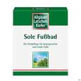 Sie sehen eine Packung Allgaeuer Latschenkiefer Sole-fussbad 10x10 100g, Produktbild: 01 Allgaeuer Latschenkiefer Sole-fussbad 10x10 100g, A-Nr.: 0864574 - 01
