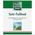 Sie sehen eine Packung Allgaeuer Latschenkiefer Sole-fussbad 10x10 100g, Produktbild: 02 Allgaeuer Latschenkiefer Sole-fussbad 10x10 100g, A-Nr.: 0864574 - 02