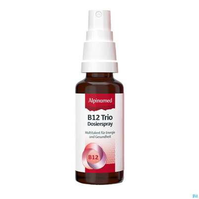 Sie sehen eine Packung Vitamin B12 Trio Dosierspray Alpinamed 30ml, Produktbild: 07 Vitamin B12 Trio Dosierspray Alpinamed 30ml, A-Nr.: 5448863 - 07