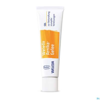 Sie sehen eine Packung Arnica Gel Weleda 25g, Produktbild: 04 Arnica Gel Weleda 25g, A-Nr.: 3446340 - 04