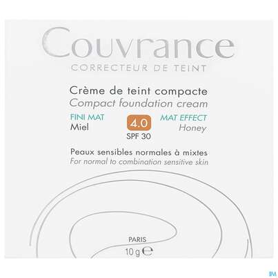 Avène Couvrance Kompakt Creme-make-up Mattierend Honig 10g, A-Nr.: 2594966 - 01