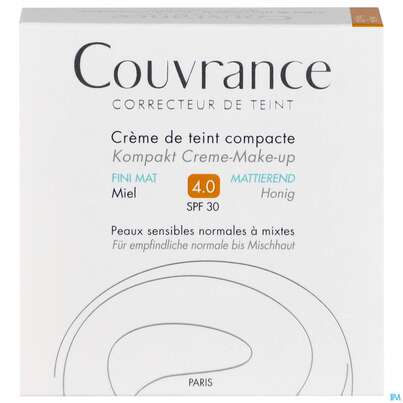 Avène Couvrance Kompakt Creme-make-up Mattierend Honig 10g, A-Nr.: 2594966 - 02