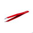Sie sehen eine Packung Pinzetten Canal Rostfrei/schraeg 9cm Rot 2011- 1st, Produktbild: 01 Pinzetten Canal Rostfrei/schraeg 9cm Rot 2011- 1st, A-Nr.: 4785618 - 01