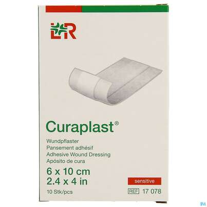 Sie sehen eine Packung Wundpflaster Curaplast/sensitiv Wundschnellverband Elastisch 1mx 6cm 1st, Produktbild: 01 Wundpflaster Curaplast/sensitiv Wundschnellverband Elastisch 1mx 6cm 1st, A-Nr.: 2285567 - 01