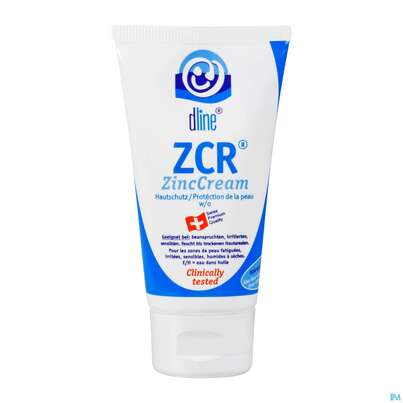 Sie sehen eine Packung Dline Zink Cream Zcr 50g, Produktbild: 01 Dline Zink Cream Zcr 50g, A-Nr.: 2060236 - 01