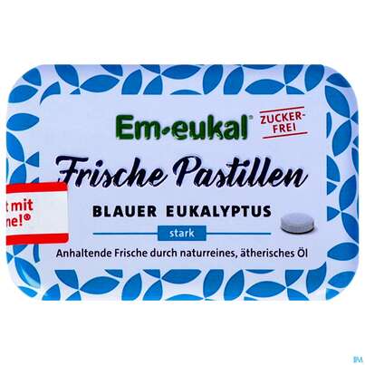 Em-eukal Frische Pastillen Dose Zfr Blauer Eukalyptus 20g, A-Nr.: 4934024 - 02
