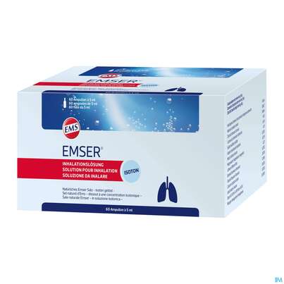 Emser Inhalationslösung Isoton Ampullen/sachet 60st, A-Nr.: 3072508 - 02