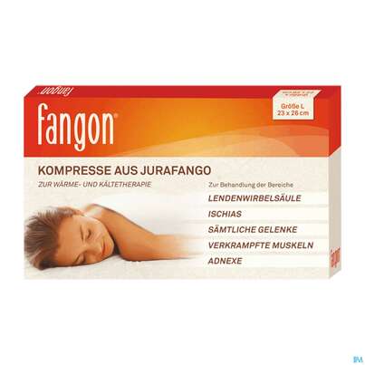 Sie sehen eine Packung Fangon Jurafango Kompresse, Produktbild: 01 Fangon Jurafango Kompresse, A-Nr.: 4793339 - 01