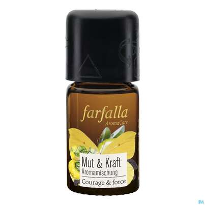 Sie sehen eine Packung Farfalla Aromamischung Angelika Mut +kraft 5ml, Produktbild: 01 Farfalla Aromamischung Angelika Mut +kraft 5ml, A-Nr.: 4907694 - 01