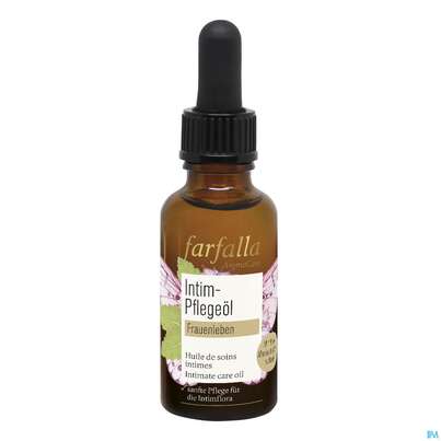 Sie sehen eine Packung Farfalla Frauenleben Intimes Pflegeoel Muskatellersalbei 30ml, Produktbild: 01 Farfalla Frauenleben Intimes Pflegeoel Muskatellersalbei 30ml, A-Nr.: 5355274 - 01