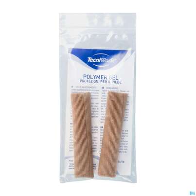 Sie sehen eine Packung Finger/zehenschlauch Gel 10cm Dm 15mm 2st, Produktbild: 02 Finger/zehenschlauch Gel 10cm Dm 15mm 2st, A-Nr.: 4496297 - 02