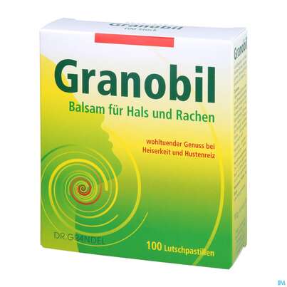Sie sehen eine Packung Granobil Lutschpastillen Dr.grandel Nr 1645 100st, Produktbild: 02 Granobil Lutschpastillen Dr.grandel Nr 1645 100st, A-Nr.: 2807103 - 02