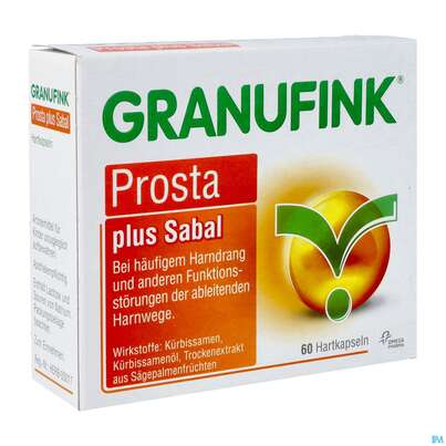 Sie sehen eine Packung Granufink Hartkapseln Prosta +sabal 60st, Produktbild: 02 Granufink Hartkapseln Prosta +sabal 60st, A-Nr.: 4223211 - 02