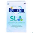 Sie sehen eine Packung Humana Spezialnahrung Pulver Von/geburt/an Sl Expert Kuhmilchunvertraeglich 600g, Produktbild: 01 Humana Spezialnahrung Pulver Von/geburt/an Sl Expert Kuhmilchunvertraeglich 600g, A-Nr.: 5417064 - 01