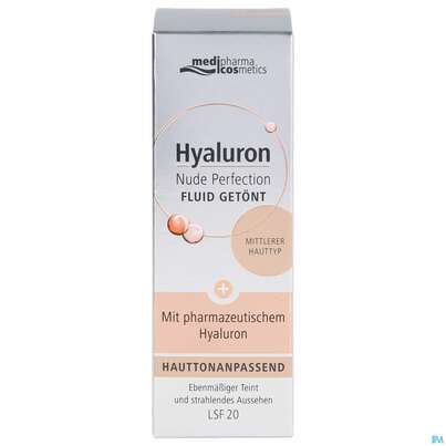 Hyaluron Nude Perfection Getoentes Fluid Mittlerer Typ Lsf 20 50ml, A-Nr.: 4914719 - 01