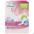 Sie sehen eine Packung Inkontinenz Tena Discreet Einlage Mini Magic 761064 34st, Produktbild: 01 Inkontinenz Tena Discreet Einlage Mini Magic 761064 34st, A-Nr.: 4838651 - 01