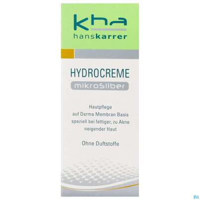 Sie sehen eine Packung Karrer Mikrosilber Hydrocreme 30ml, Produktbild: 01 Karrer Mikrosilber Hydrocreme 30ml, A-Nr.: 3855593 - 01