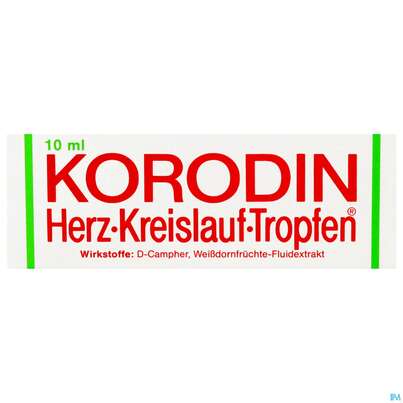 Sie sehen eine Packung Korodin Herz-kreislauf Tropfen 10ml, Produktbild: 02 Korodin Herz-kreislauf Tropfen 10ml, A-Nr.: 2457152 - 02