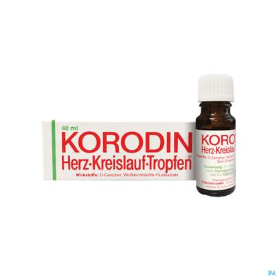 Sie sehen eine Packung Korodin Herz-kreislauf Tropfen 40ml, Produktbild: 05 Korodin Herz-kreislauf Tropfen 40ml, A-Nr.: 2457169 - 05