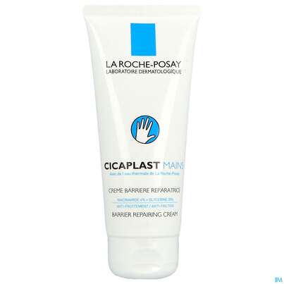 Sie sehen eine Packung La Roche Posay Cicaplast/mains Hautbarriere Handcreme 100ml, Produktbild: 01 La Roche Posay Cicaplast/mains Hautbarriere Handcreme 100ml, A-Nr.: 5385275 - 01