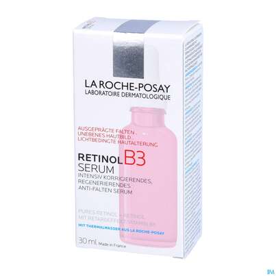Sie sehen eine Packung La Roche Posay Gesichtspflege Retinol B3 Serum 30ml, Produktbild: 02 La Roche Posay Gesichtspflege Retinol B3 Serum 30ml, A-Nr.: 5424118 - 02