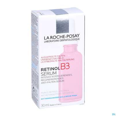 Sie sehen eine Packung La Roche Posay Gesichtspflege Retinol B3 Serum 30ml, Produktbild: 03 La Roche Posay Gesichtspflege Retinol B3 Serum 30ml, A-Nr.: 5424118 - 03