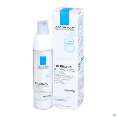 Sie sehen eine Packung La Roche Posay Gesichtspflege Toleriane/dermallergo Fluid 40ml, Produktbild: 04 La Roche Posay Gesichtspflege Toleriane/dermallergo Fluid 40ml, A-Nr.: 5462538 - 04