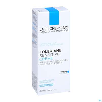 Sie sehen eine Packung La Roche Posay Gesichtspflege Toleriane/sensitive Creme 40ml, Produktbild: 03 La Roche Posay Gesichtspflege Toleriane/sensitive Creme 40ml, A-Nr.: 5063057 - 03