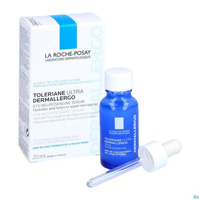 Sie sehen eine Packung La Roche Posay Gesichtspflege Toleriane Dermallerg Ultra Serum 20ml, Produktbild: 05 La Roche Posay Gesichtspflege Toleriane Dermallerg Ultra Serum 20ml, A-Nr.: 5256767 - 05