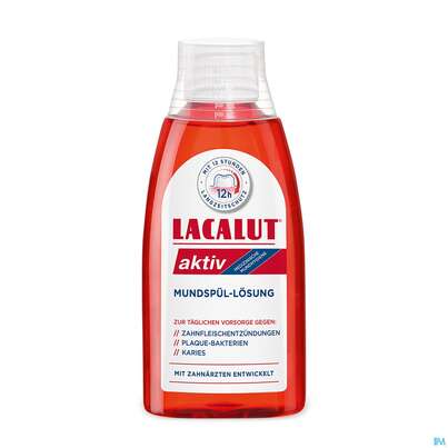 Sie sehen eine Packung Mundwasser/spuelung Lacalut Aktiv Mundspuel-lösung 300ml, Produktbild: 08 Mundwasser/spuelung Lacalut Aktiv Mundspuel-lösung 300ml, A-Nr.: 3277937 - 08
