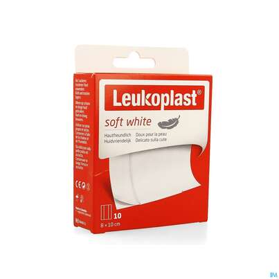 Wundpflaster Leukoplast/soft 10cmx 8cm 7645011 10st, A-Nr.: 4369133 - 02