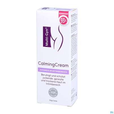 Sie sehen eine Packung Multi-gyn Calmingcream 50g, Produktbild: 02 Multi-gyn Calmingcream 50g, A-Nr.: 5479817 - 02
