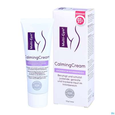 Sie sehen eine Packung Multi-gyn Calmingcream 50g, Produktbild: 04 Multi-gyn Calmingcream 50g, A-Nr.: 5479817 - 04