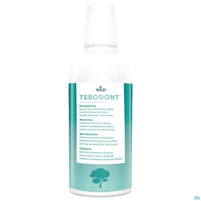 Sie sehen eine Packung Mundwasser/spuelung Tebodont Mundspuelung 500ml, Produktbild: 01 Mundwasser/spuelung Tebodont Mundspuelung 500ml, A-Nr.: 5682642 - 01