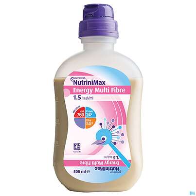 Sie sehen eine Packung Nutrinimax 500ml Sondennahrung Smart Pack Multifibre/energy 12fl, Produktbild: 02 Nutrinimax 500ml Sondennahrung Smart Pack Multifibre/energy 12fl, A-Nr.: 4839136 - 02