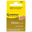 Sie sehen eine Packung Ohrenschutz Ohropax Classic Ohrstoepsel Wachs 2 Faltschachtelngerx2 4st, Produktbild: 01 Ohrenschutz Ohropax Classic Ohrstoepsel Wachs 2 Faltschachtelngerx2 4st, A-Nr.: 3282683 - 01