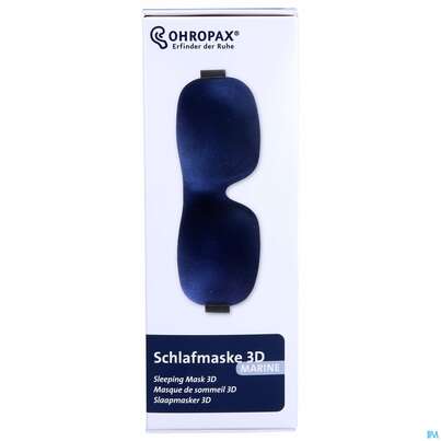 Sie sehen eine Packung Schlafmaske -ohropax Marine 3d 1st, Produktbild: 01 Schlafmaske -ohropax Marine 3d 1st, A-Nr.: 3993846 - 01