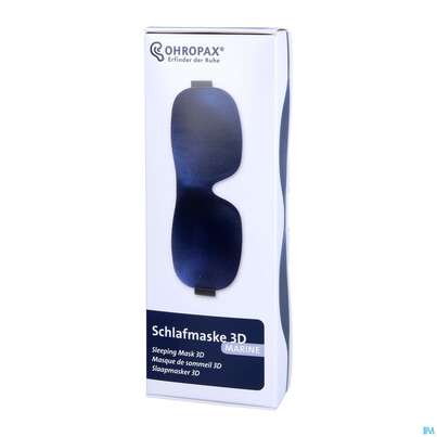 Sie sehen eine Packung Schlafmaske -ohropax Marine 3d 1st, Produktbild: 03 Schlafmaske -ohropax Marine 3d 1st, A-Nr.: 3993846 - 03