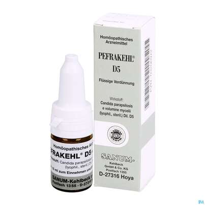 Sie sehen eine Packung Pefrakehl Tropfen D5 10ml, Produktbild: 04 Pefrakehl Tropfen D5 10ml, A-Nr.: 0991999 - 04
