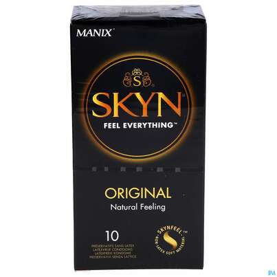 Sie sehen eine Packung Praeservative Blausiegel Skyn 10er 97301 Latexfrei 10st, Produktbild: 01 Praeservative Blausiegel Skyn 10er 97301 Latexfrei 10st, A-Nr.: 4035716 - 01