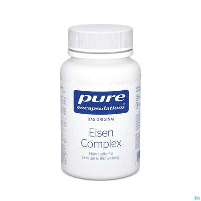 Sie sehen eine Packung Pure Encapsulations Eisen Complex 60 Kapseln, Produktbild: 01 Pure Encapsulations Eisen Complex 60 Kapseln, A-Nr.: 4587315 - 01