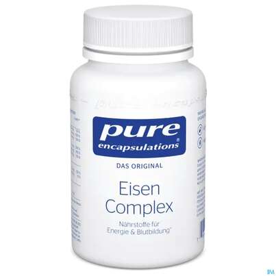 Sie sehen eine Packung Pure Encapsulations Eisen Complex 60 Kapseln, Produktbild: 02 Pure Encapsulations Eisen Complex 60 Kapseln, A-Nr.: 4587315 - 02