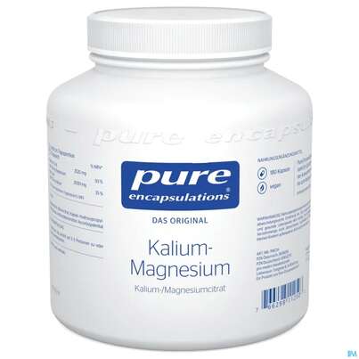 Sie sehen eine Packung Pure Encapsulations Kalium-magnesium 180 Kapseln, Produktbild: 02 Pure Encapsulations Kalium-magnesium 180 Kapseln, A-Nr.: 3408055 - 02