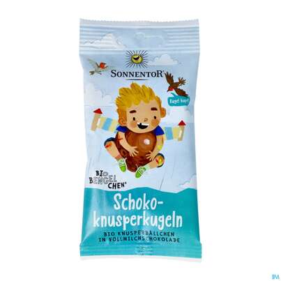 Sie sehen eine Packung Sonnentor Biobengelchen Schokoknusperkugeln 00968 30g, Produktbild: 02 Sonnentor Biobengelchen Schokoknusperkugeln 00968 30g, A-Nr.: 5421545 - 02